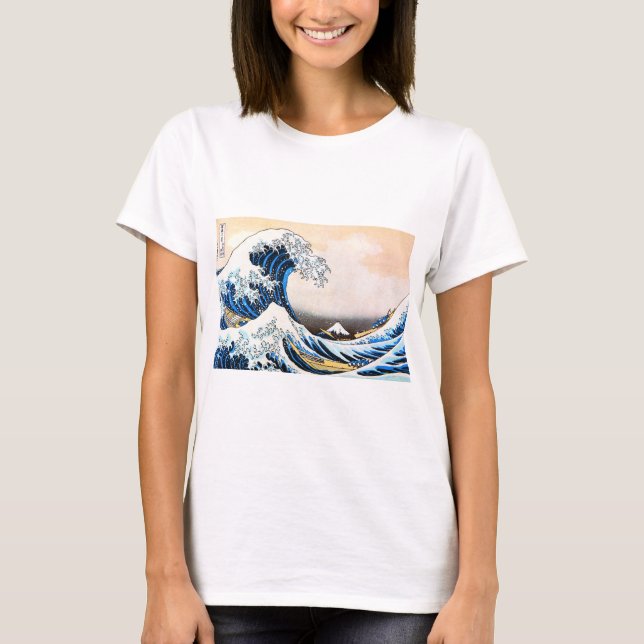 The Great Wave off Kanagawa, Hokusai T-Shirt (Front)