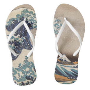 The Great Wave off Kanagawa Jandals