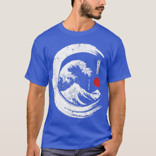 The Great Wave off Kanagawa Japanese Aesthetic 107 T-Shirt