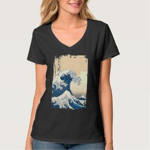 The Great Wave off Kanagawa Japanese Aesthetic Clo T-Shirt