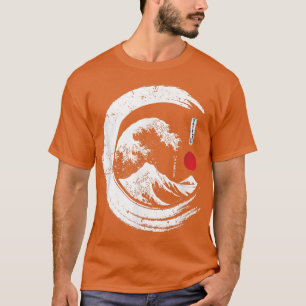 The Great Wave off Kanagawa Japanese Aesthetic  T-Shirt
