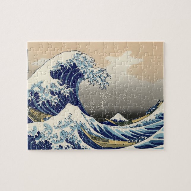 The Great Wave Off Kanagawa Jigsaw Puzzle (Horizontal)