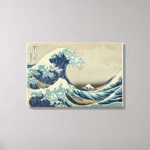 The Great Wave Off Kanagawa - Katsushika Hokusai Canvas Print