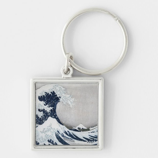 The Great Wave off Kanagawa Key Ring (Front)