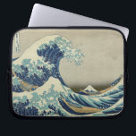 The Great Wave off Kanagawa Laptop Sleeve<br><div class="desc">The Great Wave off Kanagawa, also known as The Great Wave or simply The Wave, is a woodblock print by the Japanese artist Katsushika Hokusai. Example of ukiyo-e art, it was published sometime between 1830 and 1833 as the first in Hokusai's series Thirty-six Views of Mount Fuji, and is his...</div>