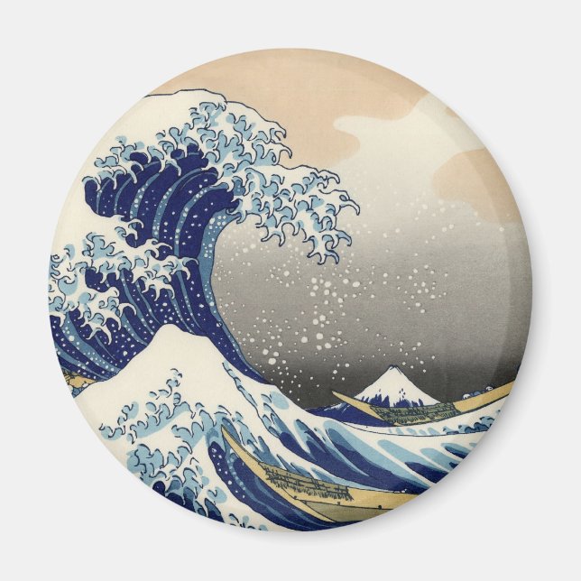 The Great Wave off Kanagawa Magnet (Front)