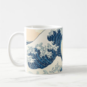 The great wave off kanagawa painting reproduction coffee mug
