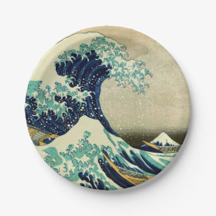 The Great Wave off Kanagawa Paper Plate