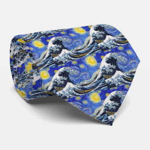 “ The Great Wave off Kanagawa ” + “ Starry n Tie