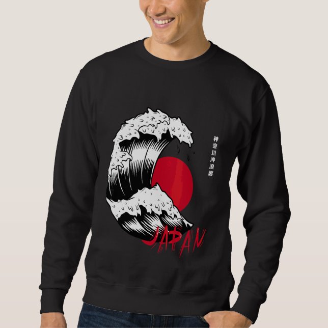 The Great Wave Off Kanagawa Sweatshirt (Front)