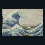 The Great Wave off Kanagawa Tea Towel<br><div class="desc">The Great Wave off Kanagawa American MoJo Kitchen Towel The Great Wave off Kanagawa, also known as The Great Wave or simply The Wave, is a woodblock print by the Japanese artist Katsushika Hokusai. Example of ukiyo-e art, it was published sometime between 1830 and 1833 as the first in Hokusai's...</div>
