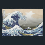 The Great Wave Off Kanagawa Tea Towel<br><div class="desc">Vintage Japanese art The Great Wave off Kanagawa or the wave ..  stunning artwork in ukiyo-e style by a great master Katsushika Hokusai ..  vintage art on modern day products from Zazilicious</div>