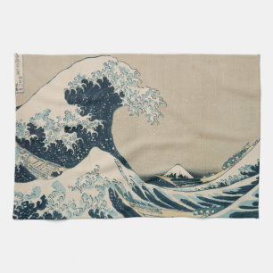 The Great Wave off Kanagawa Tea Towel