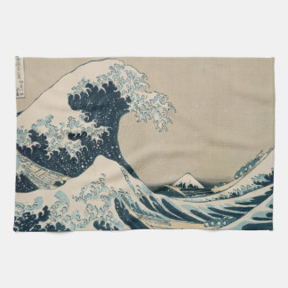 The Great Wave off Kanagawa Tea Towel
