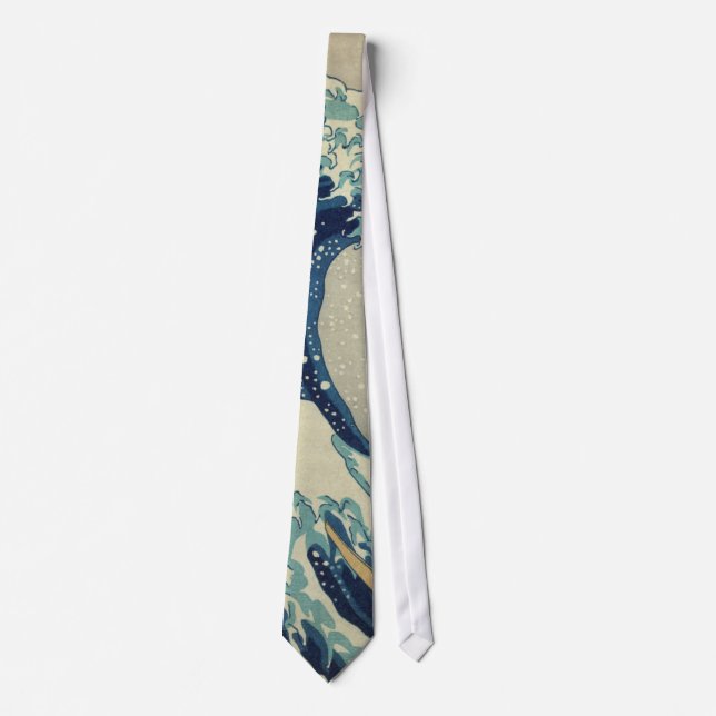 The Great Wave off Kanagawa Tie (Front)