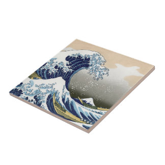 The Great Wave Off Kanagawa Tile