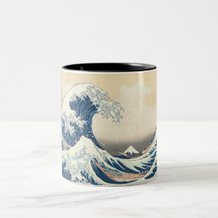 The Great Wave off Kanagawa Two-Tone Coffee Mug