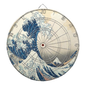 The Great Wave off Kanagawa Ukiyo-e Japanese Dartboard