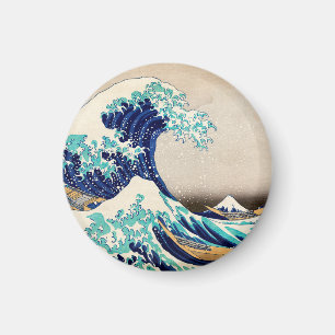 The Great Wave off Kanagawa Vintage Japanese Art Magnet