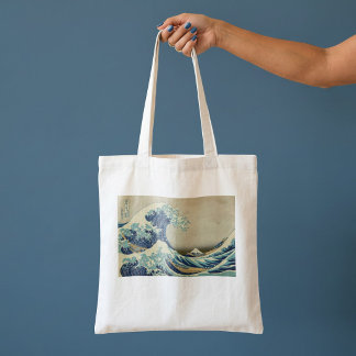 The Great Wave off Kanagawa- Vintage Japanese Tote Bag