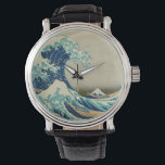 The Great Wave off Kanagawa Watch<br><div class="desc">The Great Wave off Kanagawa. The Great Wave off Kanagawa (神奈川沖浪裏 Kanagawa-oki nami ura?, "In the well of a wave off Kanagawa"/"Under the wave off Kanagawa"), also known as The Great Wave or simply The Wave, is a woodblock print by the Japanese ukiyo-e artist Hokusai. It was published sometime between...</div>