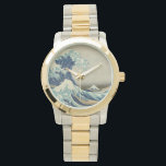 The Great Wave off Kanagawa Watch<br><div class="desc">The Great Wave Watch The Great Wave off Kanagawa, also known as The Great Wave or simply The Wave, is a woodblock print by the Japanese artist Katsushika Hokusai. Example of ukiyo-e art, it was published sometime between 1830 and 1833 as the first in Hokusai's series Thirty-six Views of Mount...</div>
