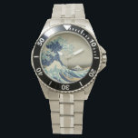 The Great Wave off Kanagawa Watch<br><div class="desc">The Great Wave Watch The Great Wave off Kanagawa, also known as The Great Wave or simply The Wave, is a woodblock print by the Japanese artist Katsushika Hokusai. Example of ukiyo-e art, it was published sometime between 1830 and 1833 as the first in Hokusai's series Thirty-six Views of Mount...</div>