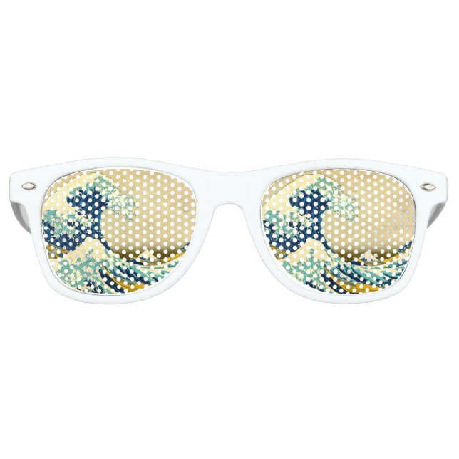 The Great Wave Retro Sunglasses (Front)