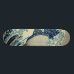 The Great Wave Skateboard<br><div class="desc">The Great Wave off Kanagawa (神奈川沖浪裏 Kanagawa-oki nami-ura?,  lit. "Under a Wave off Kanagawa"),  also known as The Great Wave or simply The Wave,  is a woodblock print by the Japanese artist Hokusai. An example of ukiyo-e art,  it was published sometime between 1830 and 1833.</div>