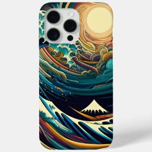 The Great Wave, wave off Kanagawa v1 iPhone 15 Pro Max Case