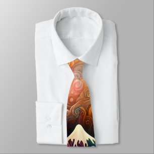 The Great Wave, wave off Kanagawa v3 Tie
