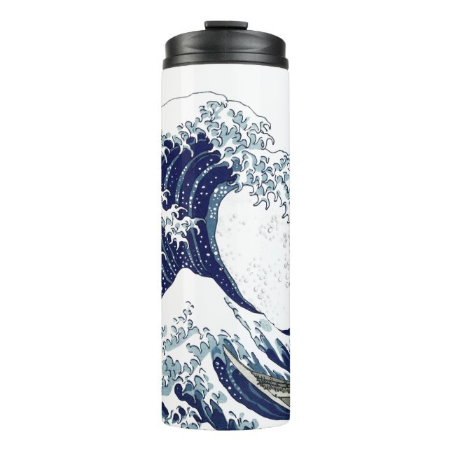 The Great Waves by Hokusai at Kanagawa Thermal Tumbler (Front)