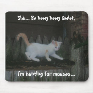 The Great White Mousehunter Mouse Pad