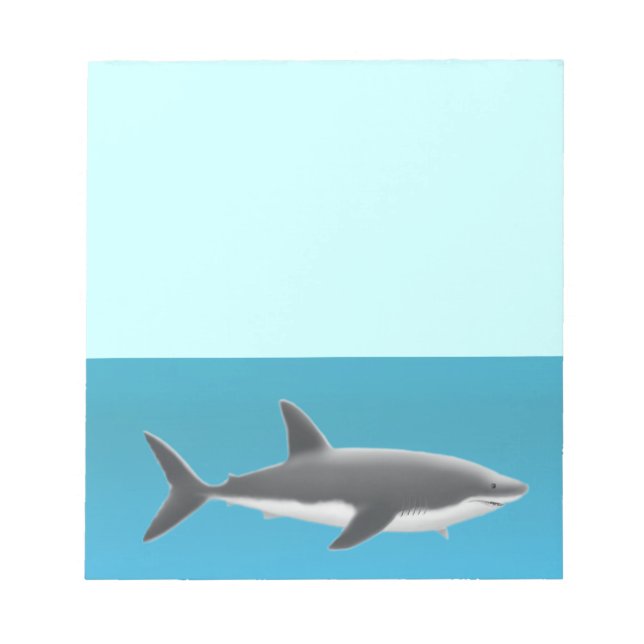 The Great White Shark Notepad (Front)