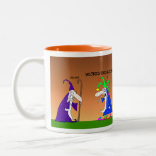 The Great Wizard accountant and the Jester Two-Tone Coffee Mug