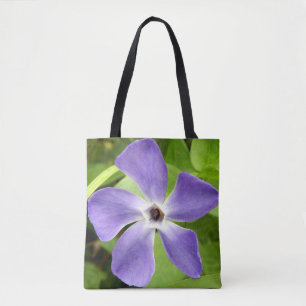 The Greater Periwinkle All Over Print Tote Bag