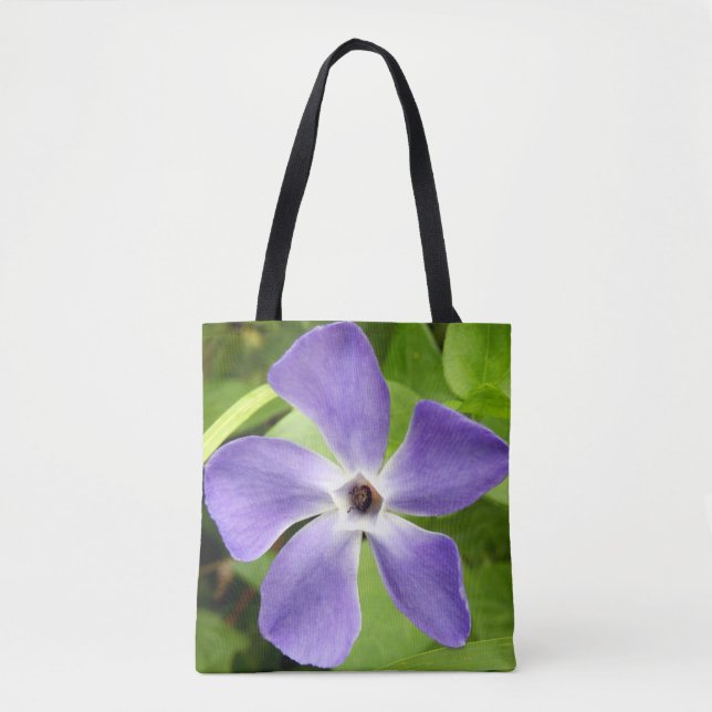 The Greater Periwinkle All Over Print Tote Bag (Front)
