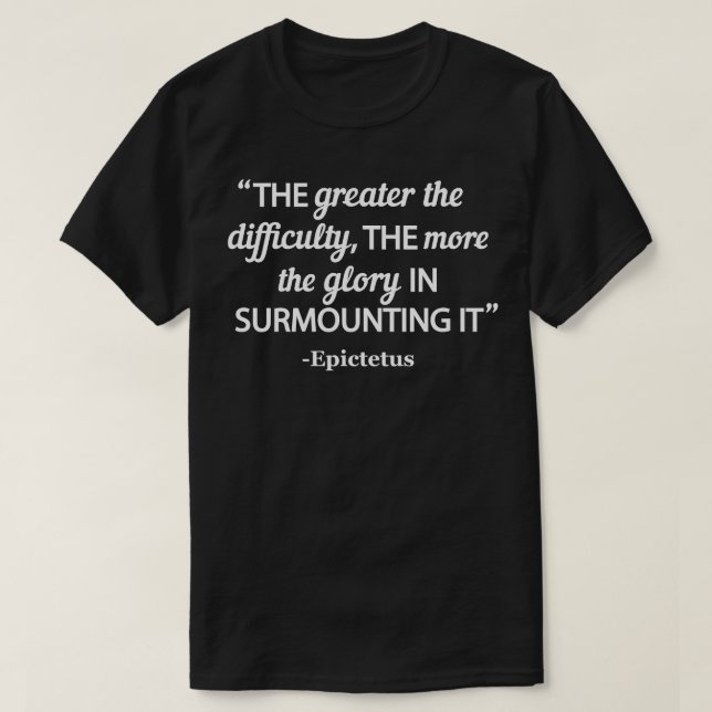 The Greater the Glory T-Shirt (Design Front)