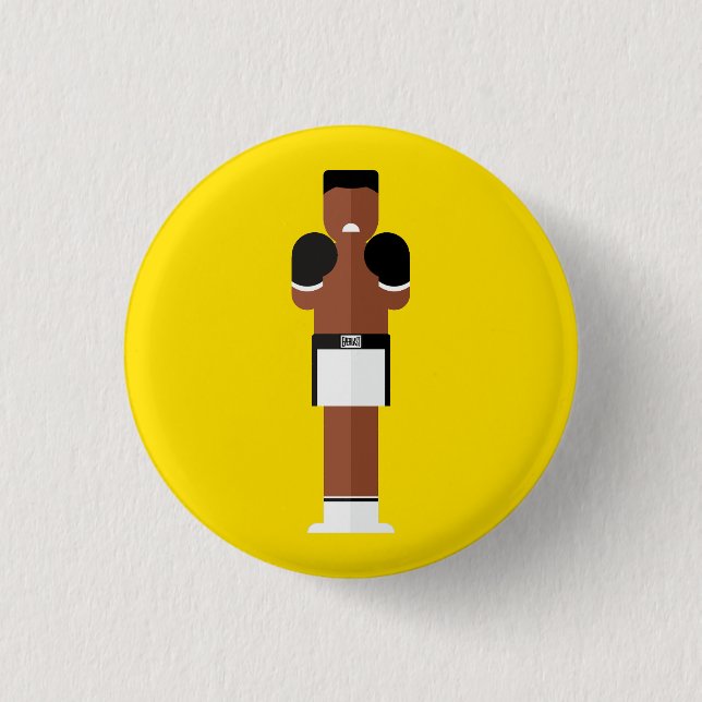The Greatest – Boxing Legend Button (Front)