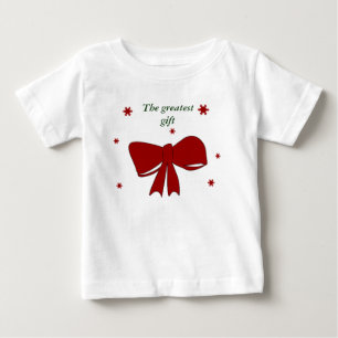 The Greatest Gift Bow Infants Toddlers Shirt