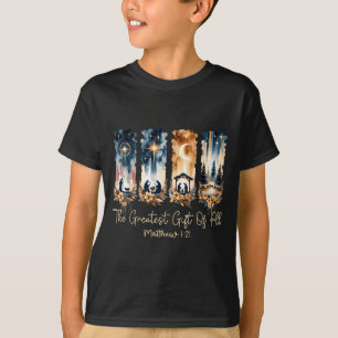 The Greatest Gift For All Christmas Nativity Jesus T-Shirt