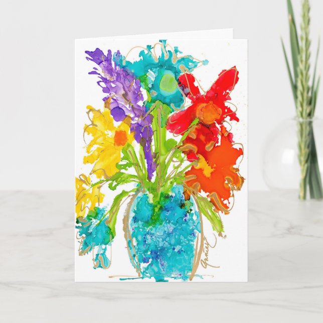 The Greatest Gift Lovitude Blank Note Card (Front)