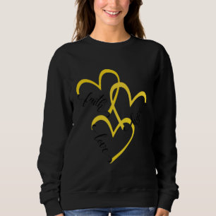 The Greatest Is Love Anchored in Faith Living in H Sweatshirt