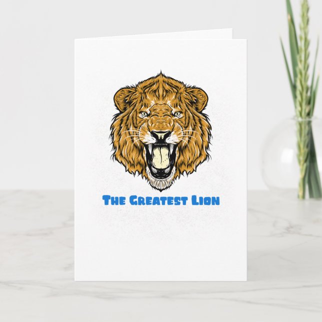 The Greatest Lion Card (Front)
