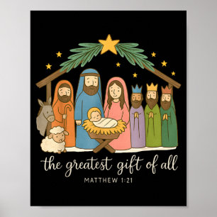 The Greatest Of All Nativity Jesus Christian Chris Poster