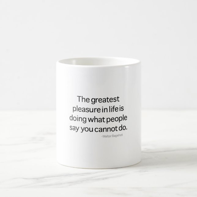The Greatest Pleasure Coffee Mug (Center)
