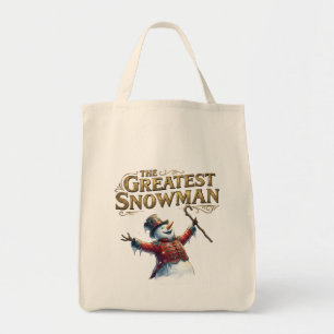 The Greatest Snowman Funny Musical Parody Tote Bag