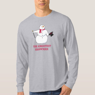 The Greatest Snowman Long Sleeve T-Shirt