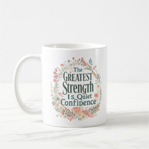 The Greatest Strength Is Quiet Confidence Coffee Mug