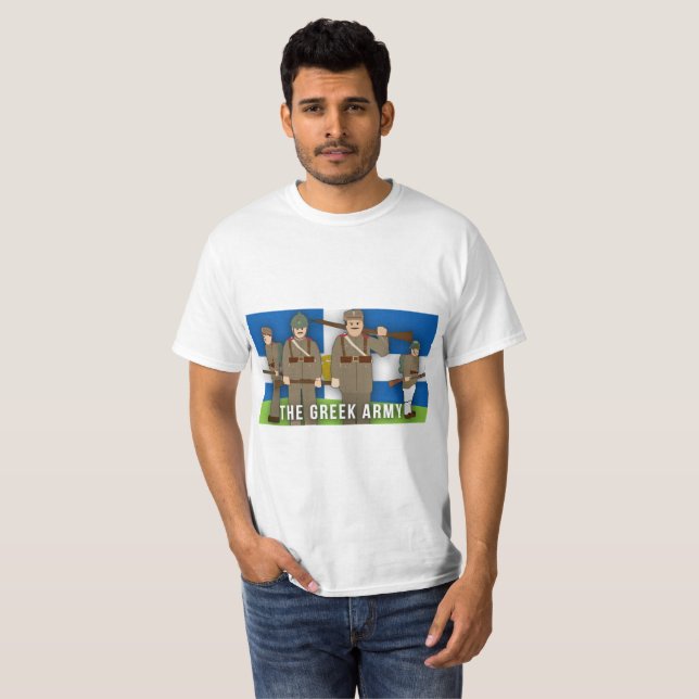 The Greek Army Faction World War I T-Shirt (Front Full)